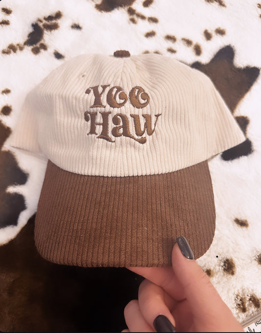 Yeehaw Corduroy Hat